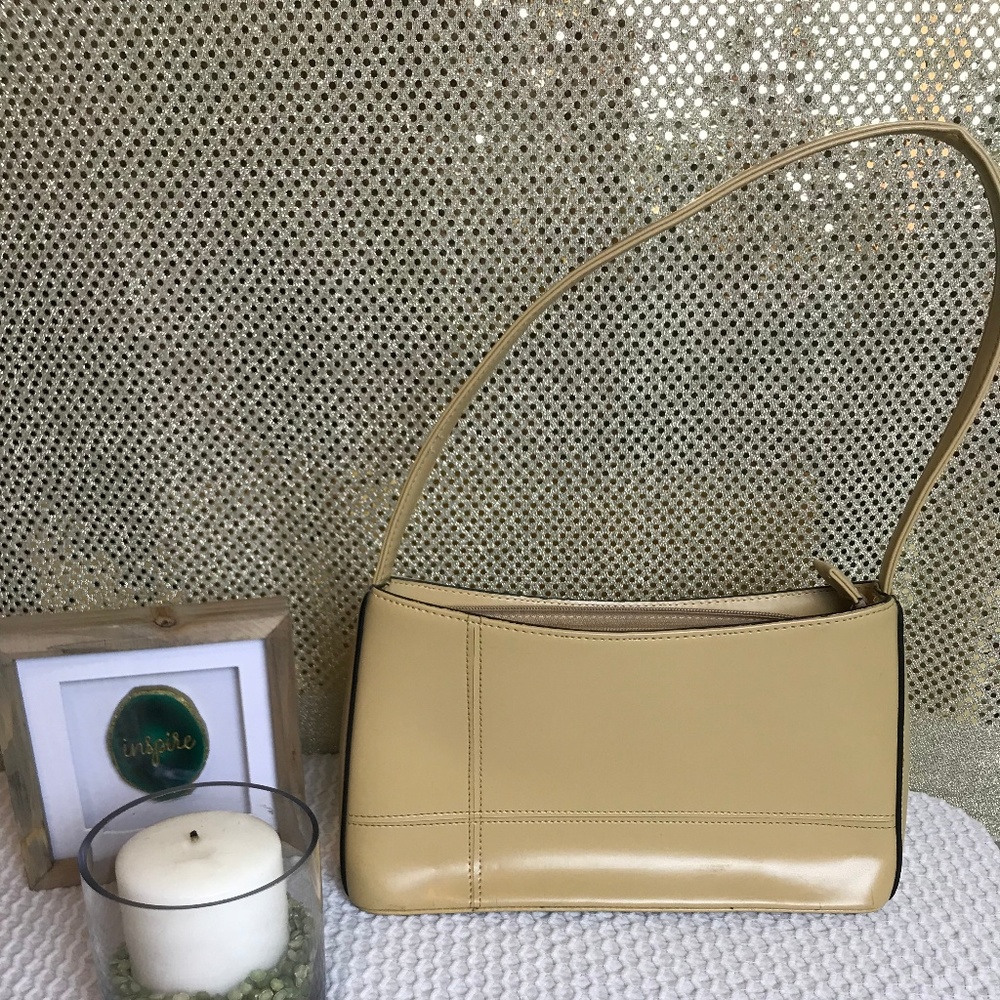 Vegan Golden Shoulder Bag